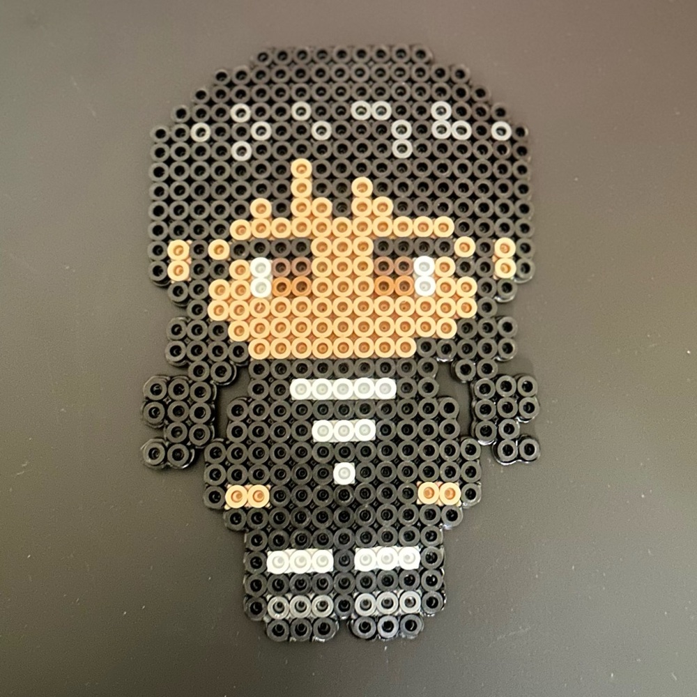 Wednesday Addams Perler Beads Magnet